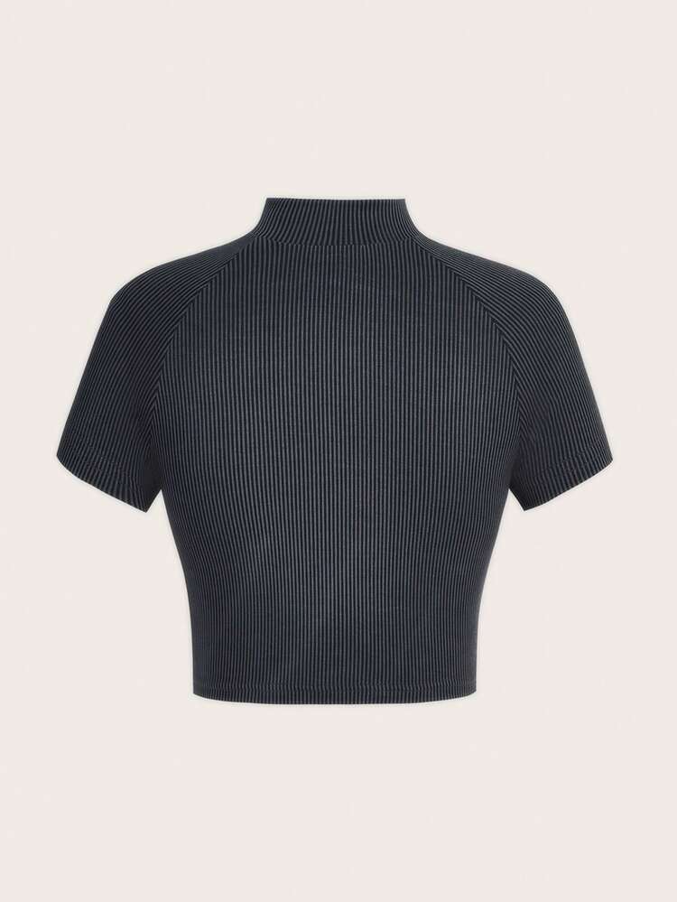 Stripe Raglan Sleeve T-Shirt