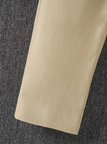 男士深綠色長袖襯衫套裝,家庭配套服裝（4 件單獨出售） - 墨綠色 - 查看 6