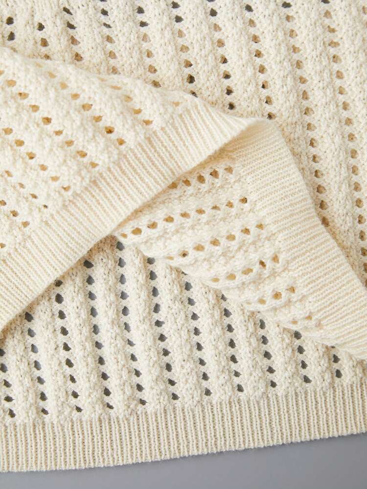 Apricot Knit Halter Top