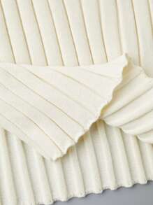 Lunelith SHEIN Lunessa Knitted Short Sleeve Top With National Flag Pattern