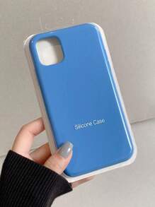 素色矽膠手機外殼 - 藍色 - 查看 3