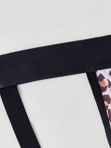 Men's Leopard Print Thong Underwear - Multicolor - View 7