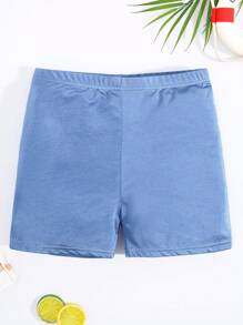 SHEIN Teen Boys' Casual Multi-Color Shorts 4pcs/Set, Beach Swimming Trunks, Swimwear