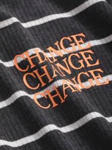 FRIFUL 女士条纹宽松T恤 超大T恤