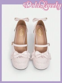 Dola Lovely 女士时尚高跟鞋带蝴蝶结装饰夏季度假鞋夏季促销