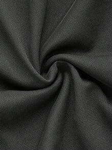 ROMWE Fairycore Abito da donna con spalline a spaghetti, fiori vintage in patchwork, spalle scoperte, vestibilità aderente, balza asimmetrica sul fondo - nero - Visualizzare 3