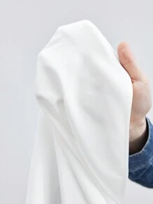 BizChic Débardeur Col En V Sans Manches Pour Femme Avec Bloc De Couleur - Blanc - Voir 5