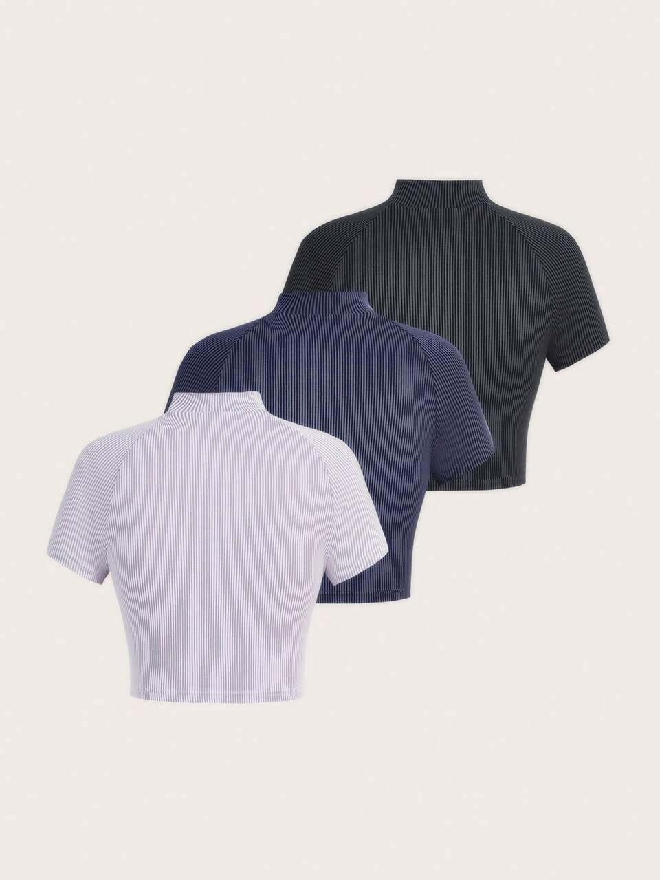 Stripe Raglan Sleeve T-Shirt
