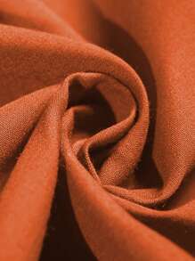 INAWLY 女士蝙蝠袖圓領上衣和褲子套裝 - 亮橙色 - 查看 5