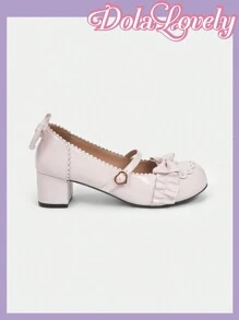 Dola Lovely 女士时尚高跟鞋带蝴蝶结装饰夏季度假鞋夏季促销