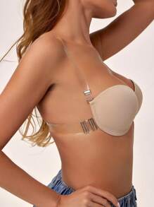 Plus 3pcs Clear Straps, 1pc Back Strap & 2pcs Shoulder Straps - Clear - View 4