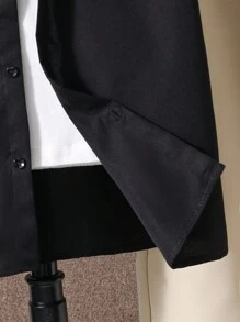 Teen Boy Hooded Shirt 2pcs/Set