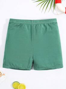 SHEIN Teen Boys' Casual Multi-Color Shorts 4pcs/Set, Beach Swimming Trunks, Swimwear
