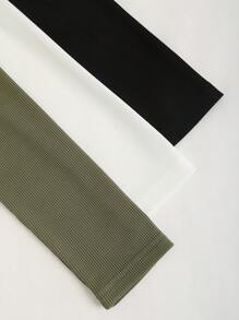 SHEIN Unity Của phụ nữ Cổ chữ V Thon gọn Áo thun - Nhiều màu - Xem 6