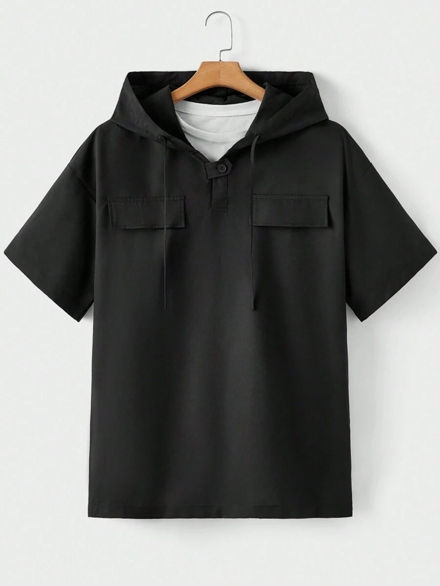 Manfinity Homme Men's Short Sleeved Hooded Shirt