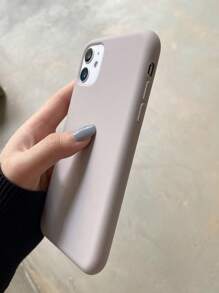 Plain Silicone Phone Case - Pink - View 5