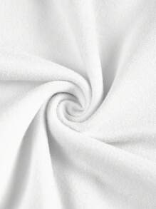 Muchica Women's Energetic Slogan Black And White 2pcs Simple Long Sleeve T-Shirts - Multicolor - View 7