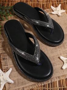 SHUZIA Women's Flat Sandals - Black - View 3
