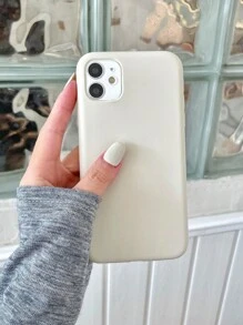 Vỏ điện thoại silicon - Màu be - Xem 3