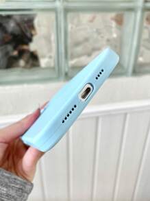 Silicone Phone Case - Blue - View 4