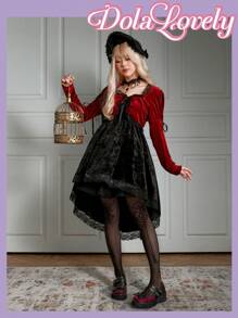 Dola Lovely 女士厚底坡跟鞋 - 紅色 - 查看 2