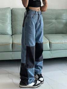 Ropa urbana elegante de bloques de color - Multicolor - Ver 5