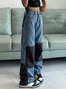 Colorblock Stylish Streetwear