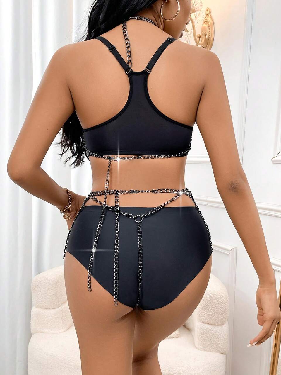 Women's Music Festival Lingerie Accessory Body Chain