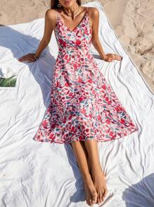 GENKIRA Vestido Camisola Estampado Al Azar - Multicolor - Ver 4