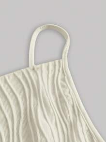 SHEIN MOD Women's Slim Texture Knit Summer Dress,Summer Dresses For Women