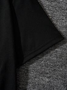 Nam In Ngắn tay Áo thun Với Cánh Mẫu - màu đen - Xem 3