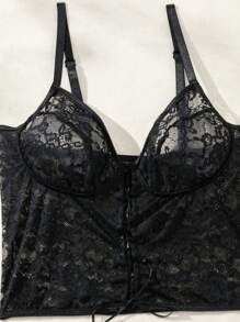 SHEIN 女士花邊性感內衣套裝