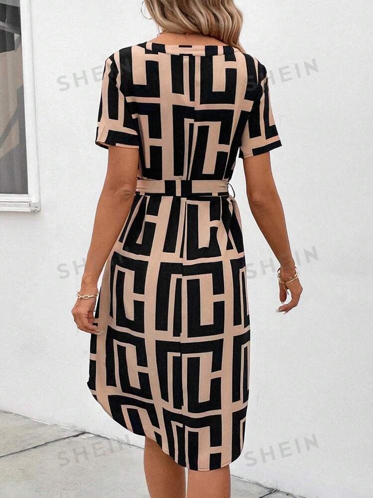 SHEIN Clasi チェック柄タイトドレス SHEIN Clasi チェック柄タイトドレス SHEIN EUR