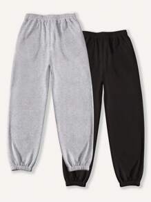 2pcs Women Butterfly Print Fashion Versatile Fleece Sweatpants Set
