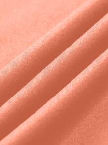 INAWLY 女士金屬扣裝飾背心上衣，夏季必備 - 珊瑚橙 - 查看 7