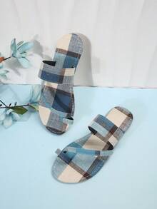 New Arrival Women's Fashionable Multicolor Toe Ring Flat Sandals - Multicolor - View 2