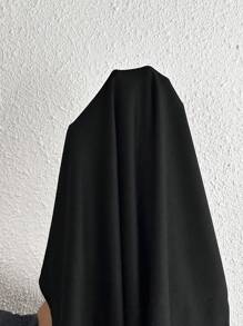 SHEIN 孕婦v領蕾絲拼接短袖t恤