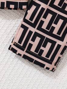 嬰兒男童全印花長褲 - 彩色 - 查看 5