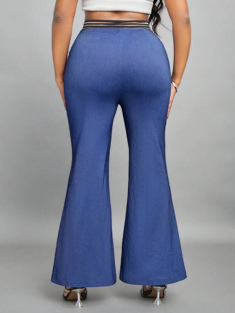Women's Flared V-Waist Pants