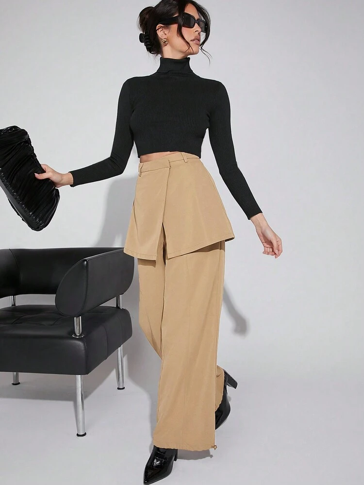 Women Detachable Skirt Pants