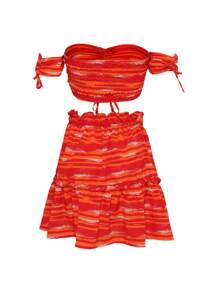 女士二件套裝 - 彩色 - 查看 2