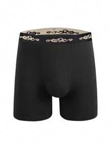 Men's Contrast Color Waistband Boxer Briefs ,3 Pcs