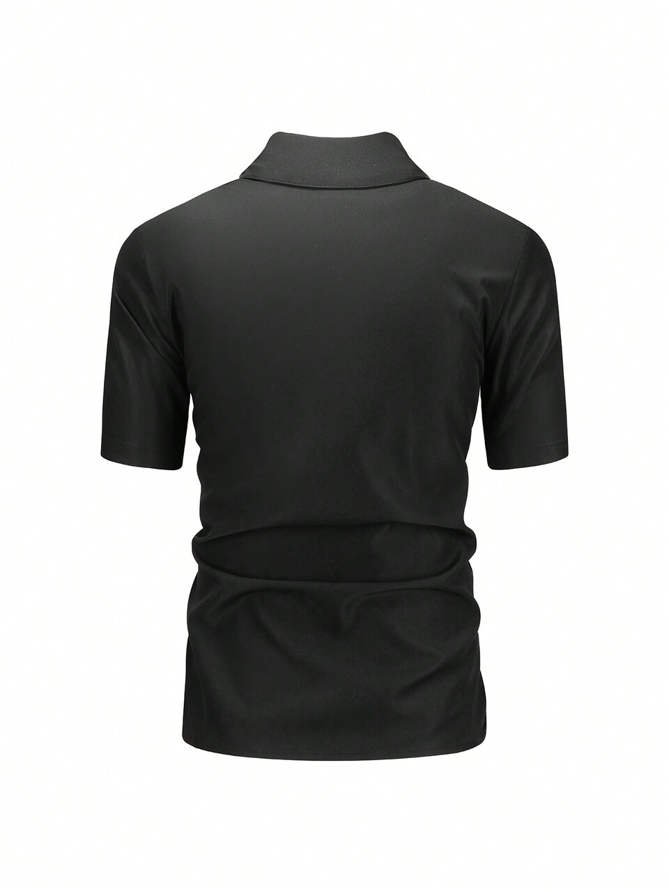 Men's Short Sleeve Shirt With Letter Print