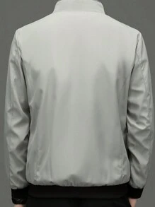 Men's Slim Fit Lightweight Zipper Up Casual Jacket