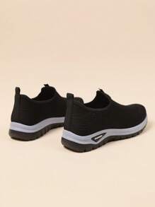 Fashionable Casual Popular Teenagers' Athletic Shoes - Black - View 2