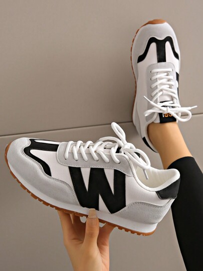 Fall/Winter Spring/Summer Plus Size Women's Outdoor Ribbon Sports Shoes Non-Slip Breathable Running Sneakers