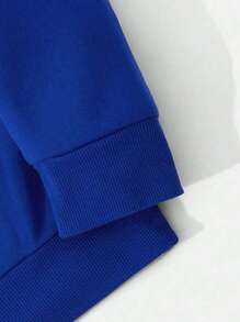 Sudadera con capucha térmica con gráfico de dibujos animados y cordón para hombre, para Halloween