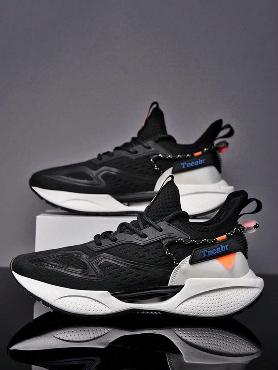 أحذية رياضية كاجوال من الجلد الأسود للرجال, خفيفة الوزن, عصرية, مريحة, قابلة للتنفس, أحذية جري