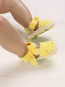 1pair Fashionable And Simple Flat Shoes For Infants And Toddlers