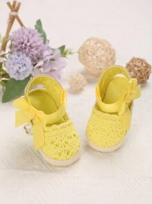 1pair Fashionable And Simple Flat Shoes For Infants And Toddlers